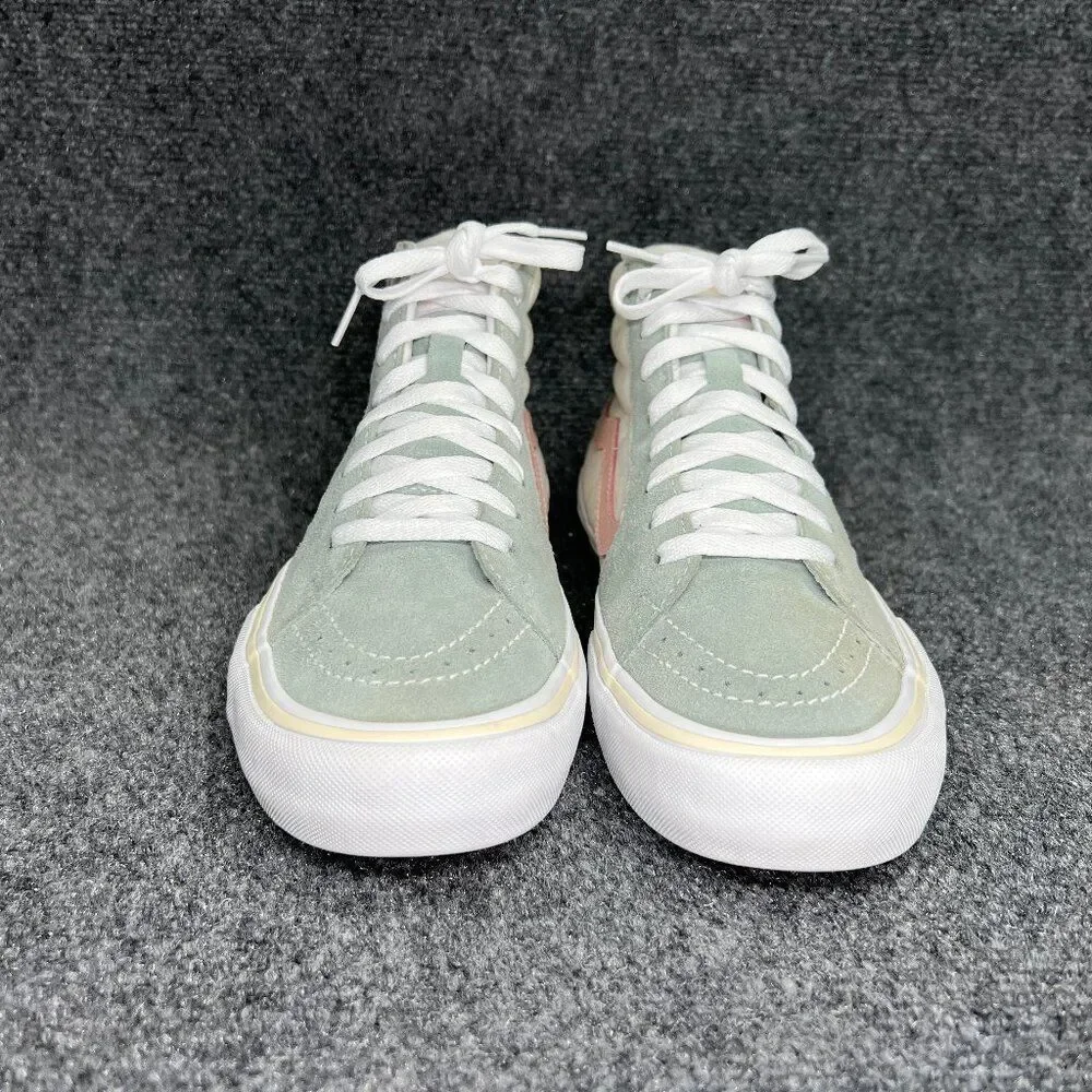 Vans Sk8-Hi Pro Washout Sneakers Men's 8.5 Green Pink Athletic Retro Skate Shoes - Picture 2 of 13